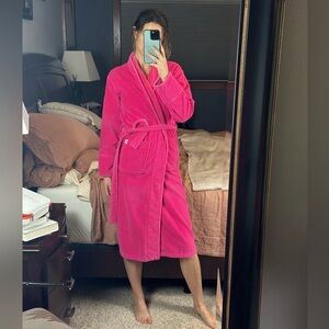 Vintage Victoria’s Secret Pink Terry Robe 100% Cotton XS